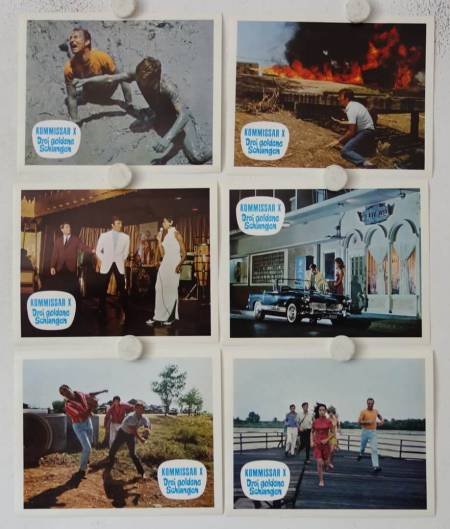 Kommissar X - Drei goldene Schlangen originaler deutscher Aushangfotosatz